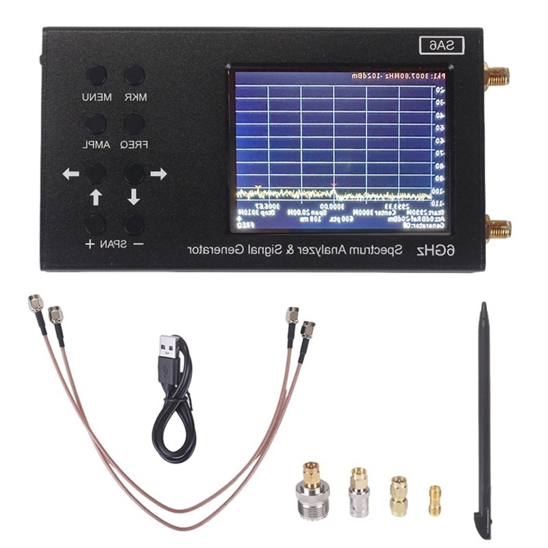 Signal Generator Spectrum Analyzer - Analizzatore di Spettro Portatile ABCL SA6