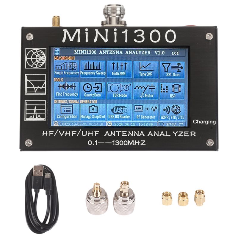 Signal Generator Spectrum Analyzer - ABUI-Mini1300 Analizzatore di Rete Vettoriale da