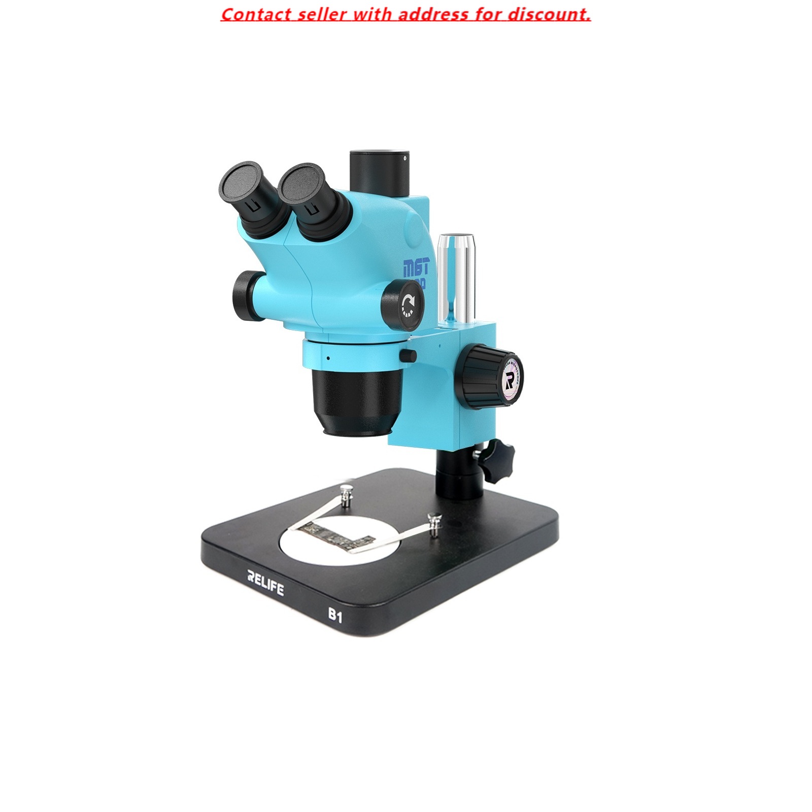 Stereo Trinocular Microscope Pcb - RELIFE RL-M6T Pro-B1 Microscopio stereo trinoculare