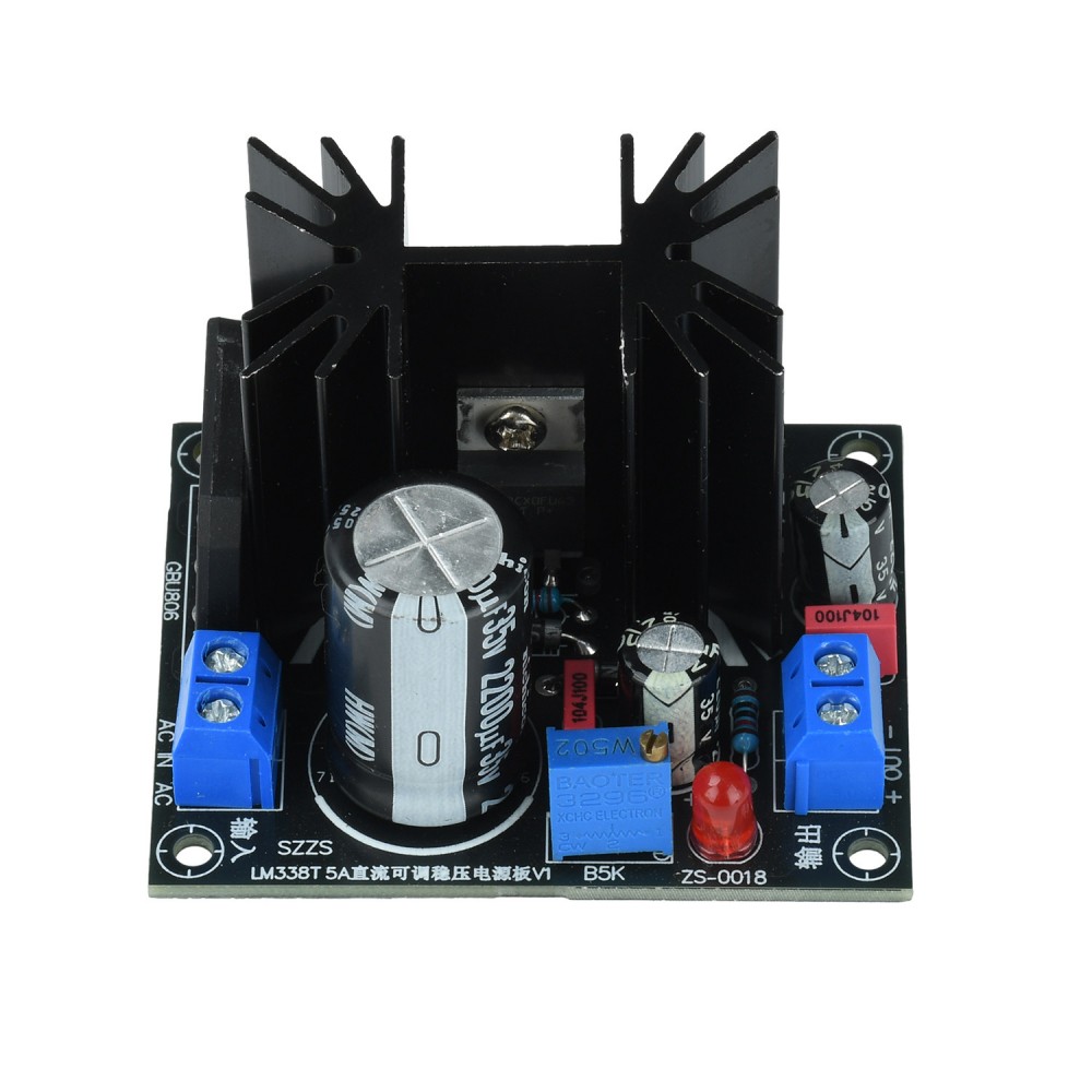 Linear Lab Power Supply Adjustable - Modulo Regolatore di Tensione Lineare LM338T,