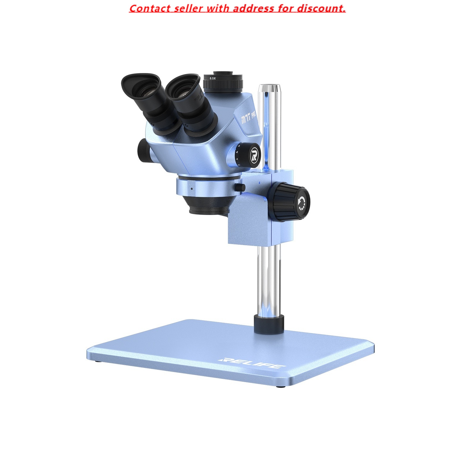 Stereo Trinocular Microscope Pcb - RELIFE RL-M7T Pro-B11 Microscopio stereo trinoculare