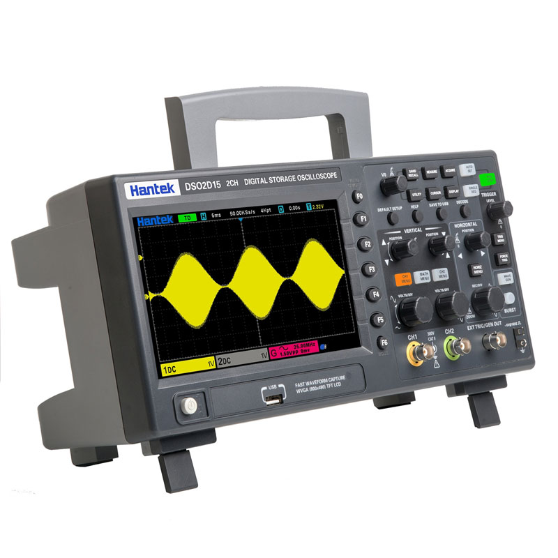 Digital Storage Oscilloscope 100Mhz - Nuovo in stock Hantek DSO2C10 Oscilloscopio