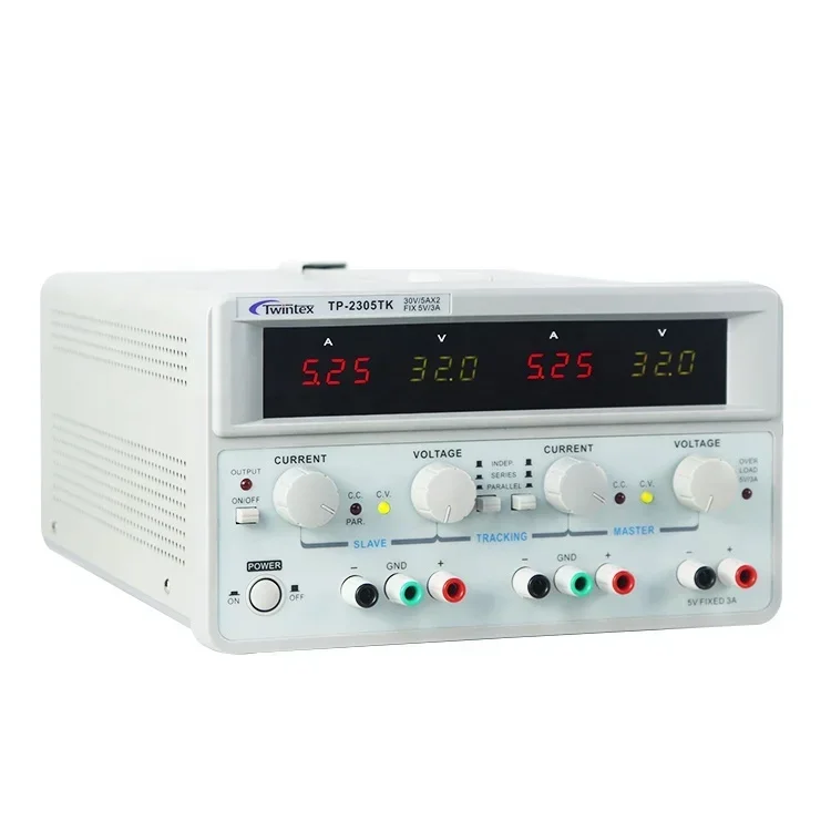 Linear Lab Power Supply Adjustable - 2026/Twintex TP-2305E Alimentatore DC a Doppio
