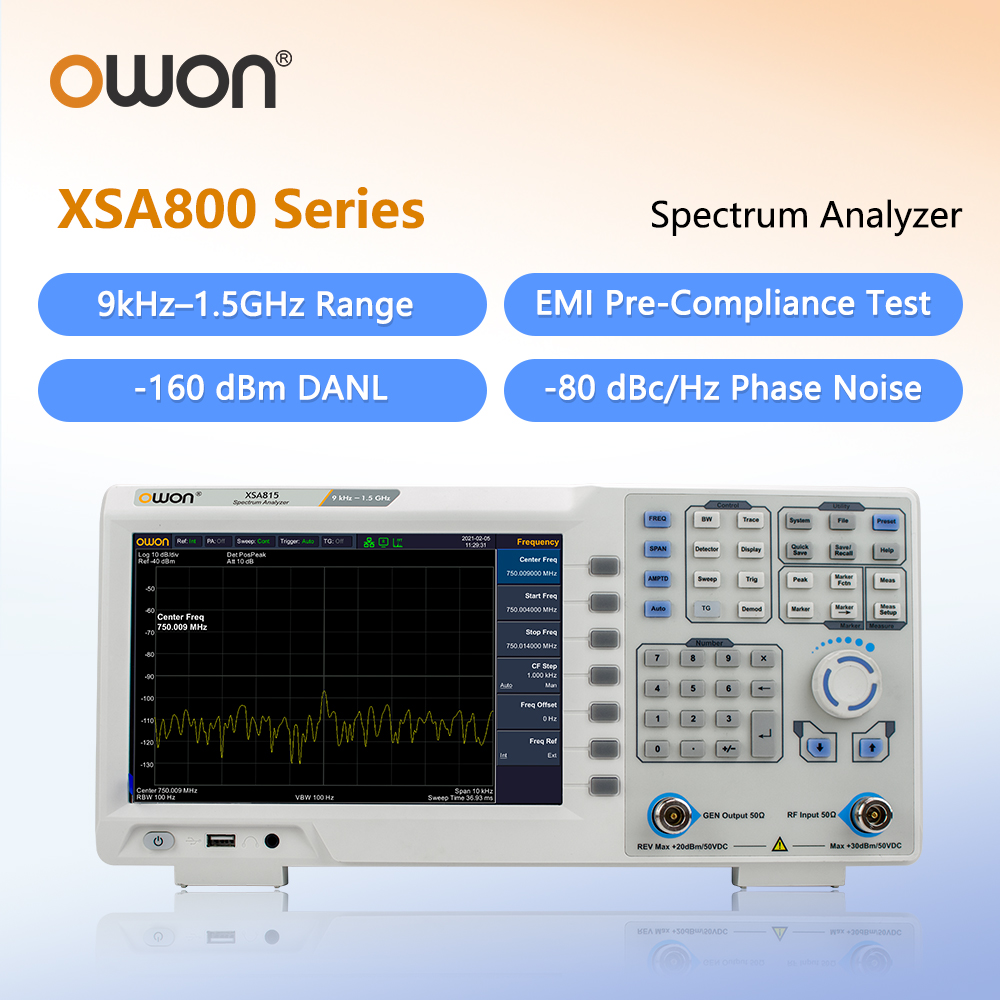 Signal Generator Spectrum Analyzer - Analizzatore di Spettro OWON con Generatore