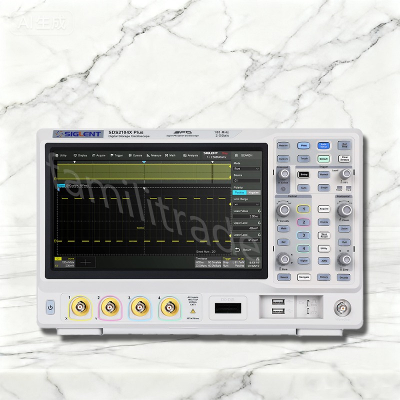 Digital Storage Oscilloscope 100Mhz - Oscilloscopio Digitale SIGLENT SDS2104X PLUS a