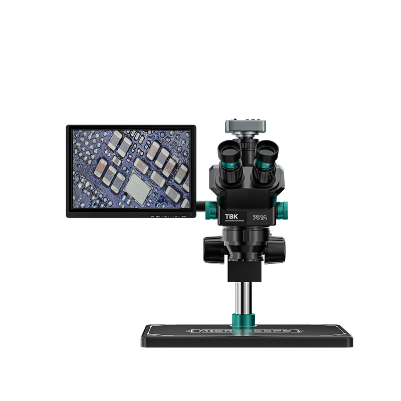 Stereo Trinocular Microscope Pcb - Microscopio Stereo Trinoculare TBK 701A con
