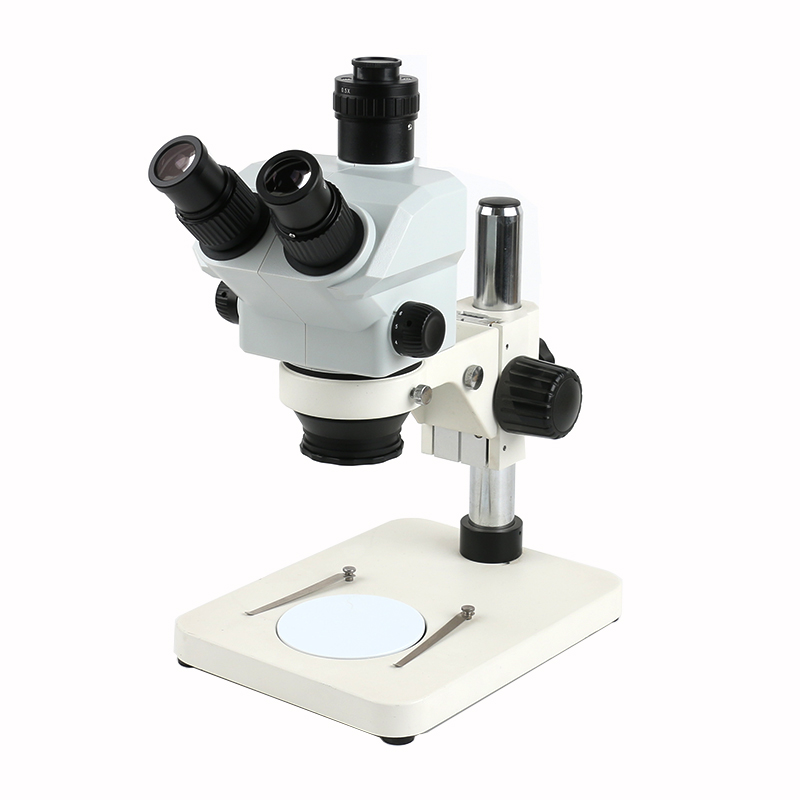 Stereo Trinocular Microscope Pcb - Microscopio stereo da laboratorio/industriale Zoom 7x-50x