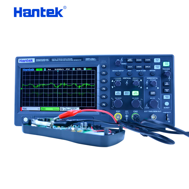 Digital Storage Oscilloscope 100Mhz - Oscilloscopio Digitale Portatile Hantek DSO2C10 2C15