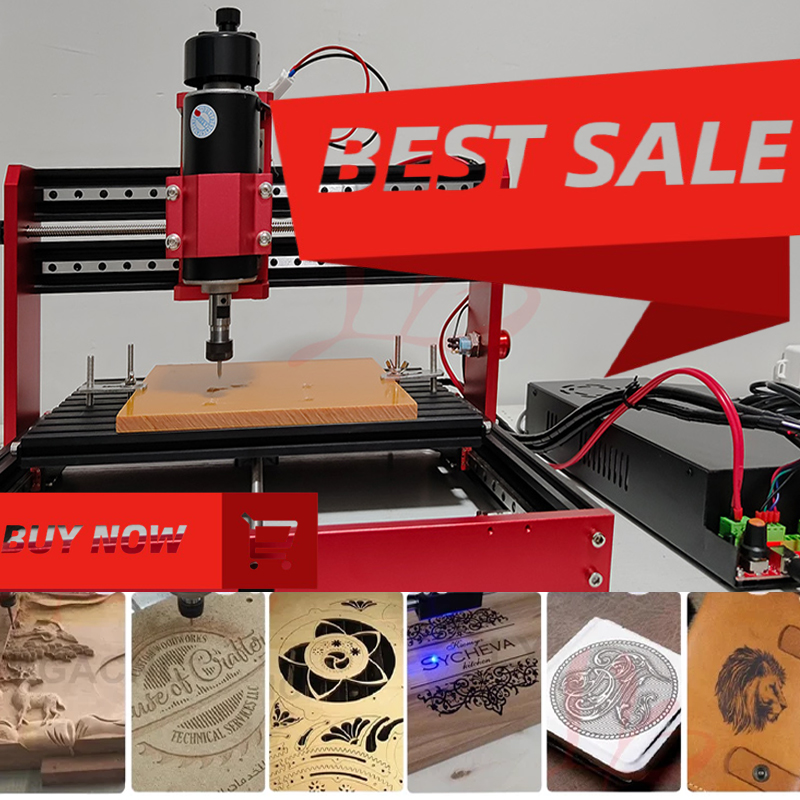 Mini Laser Engraver Cnc Router - Mini Macchina CNC 3020 con Guide