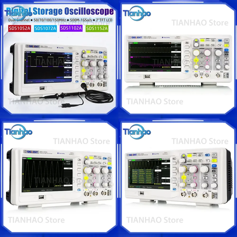 Digital Storage Oscilloscope 100Mhz - Oscilloscopio Digitale a Memoria per SIGLENT