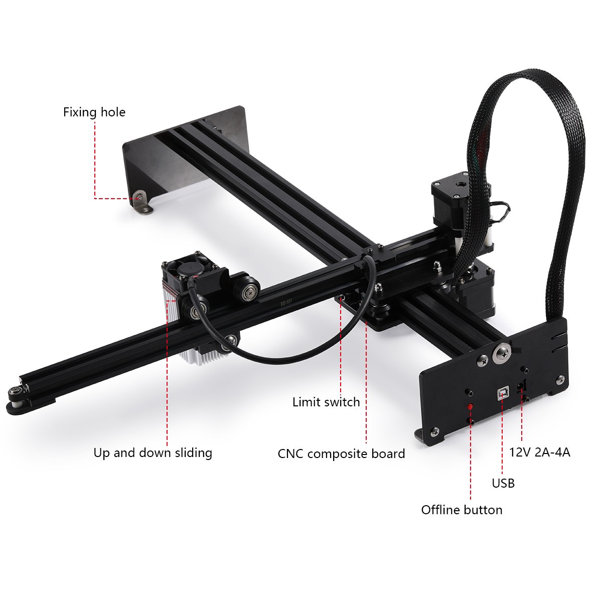 Disponibile NEJE 3 PLUS N40630 - Mini Laser Engraver Cnc Router recensione e prezzo