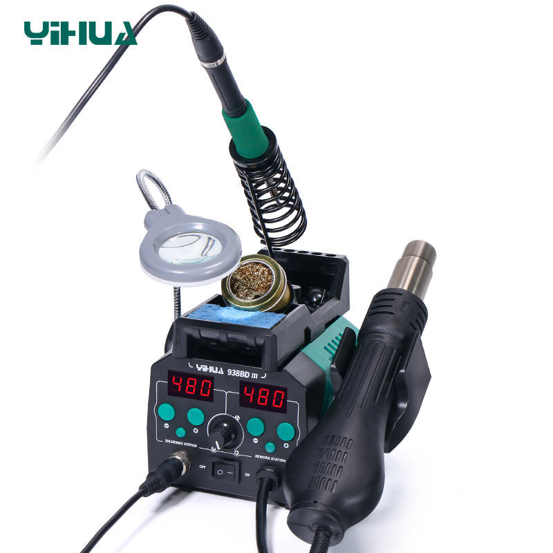 YIHUA 938BD-III 775W Stazione  - Hot Air Rework Station T12 recensione e prezzo