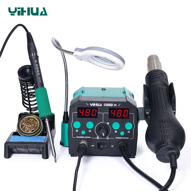 YIHUA 938BD-III 775W Stazione  - Hot Air Rework Station T12 recensione e prezzo