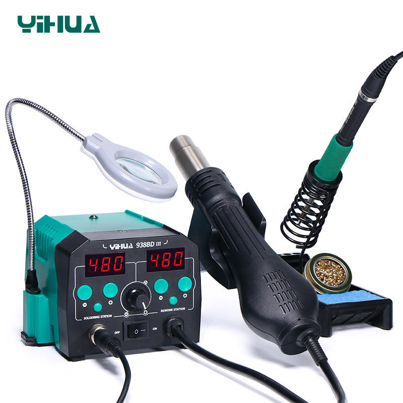 YIHUA 938BD-III 775W Stazione  - Hot Air Rework Station T12 recensione e prezzo