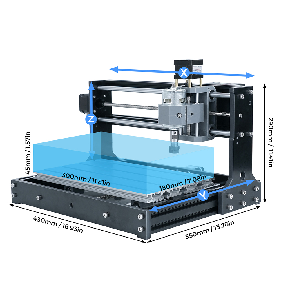 TWOTREES CNC 3018 Mini piccolo - Mini Laser Engraver Cnc Router recensione e prezzo