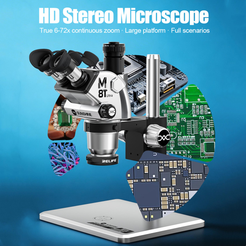 Microscopio Stereo Trinoculare - Stereo Trinocular Microscope Pcb recensione e prezzo