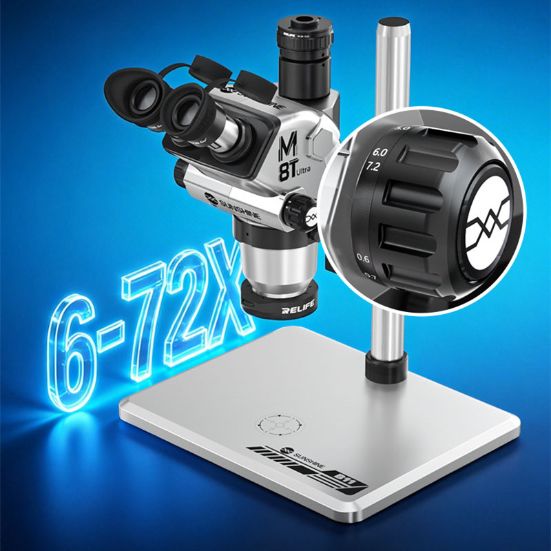 Microscopio Stereo Trinoculare - Stereo Trinocular Microscope Pcb recensione e prezzo