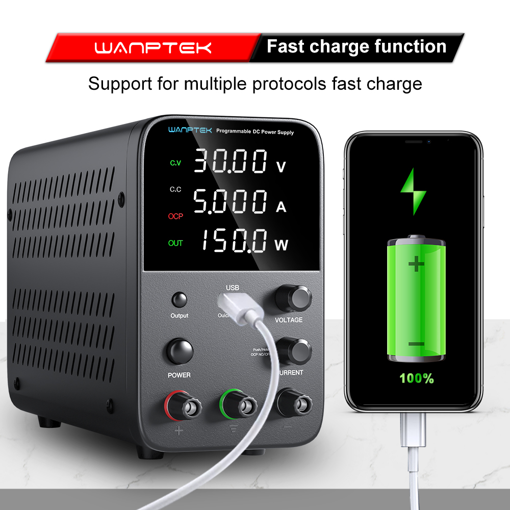 Wanptek Alimentatore CC progra - Programmable Dc Power Supply 30V 10A recensione e prezzo