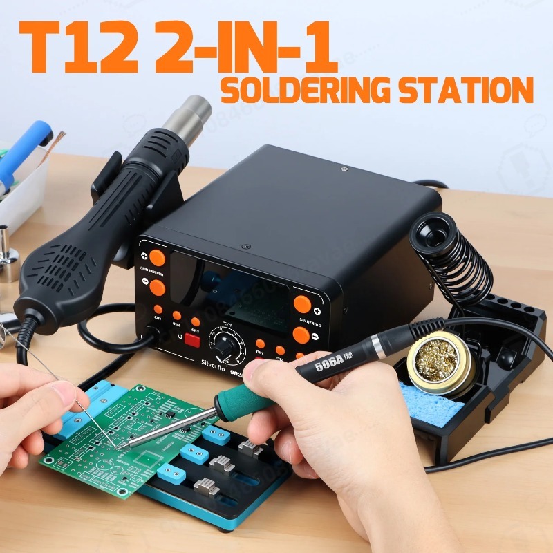 Stazione di Saldatura 902D-IV  - Hot Air Rework Station T12 recensione e prezzo