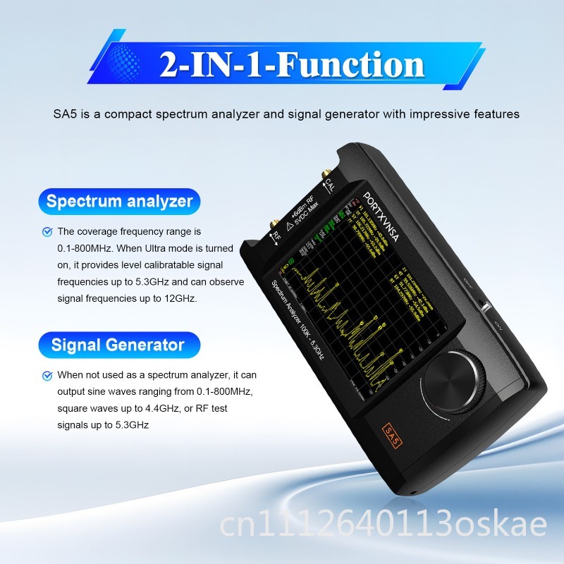 Analizzatore di Spettro Portat - Signal Generator Spectrum Analyzer recensione e prezzo