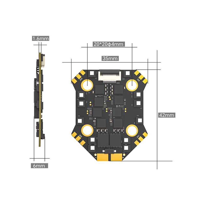VoidFly per Borg-F7 Mini Stack - Fpv Flight Controller F7 Stack 60A recensione e prezzo
