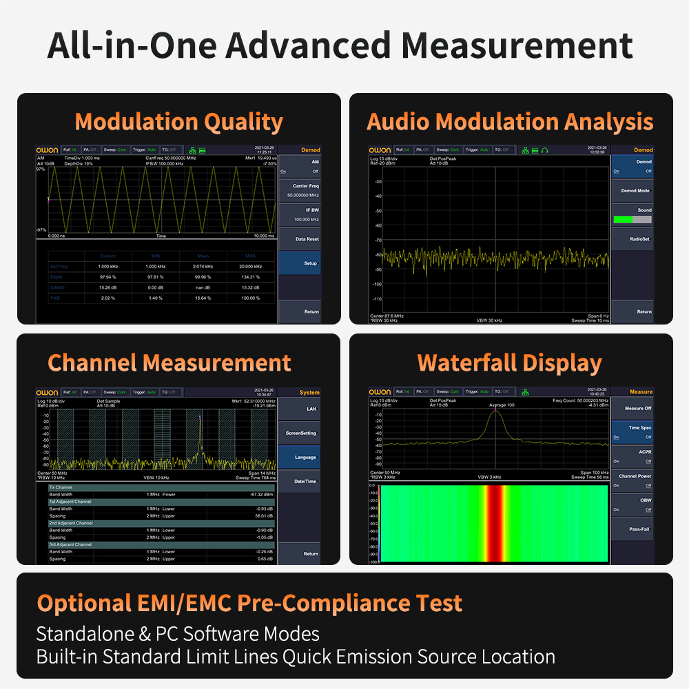 Analizzatore di Spettro OWON c - Signal Generator Spectrum Analyzer recensione e prezzo
