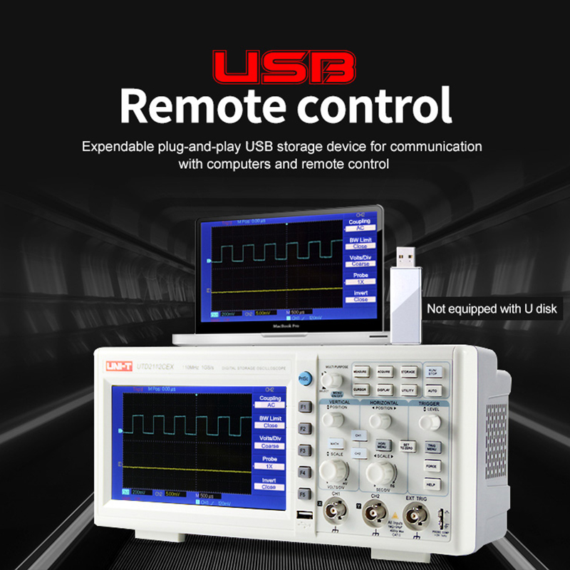Oscilloscopio digitale UNI-T U - Digital Storage Oscilloscope 100Mhz recensione e prezzo