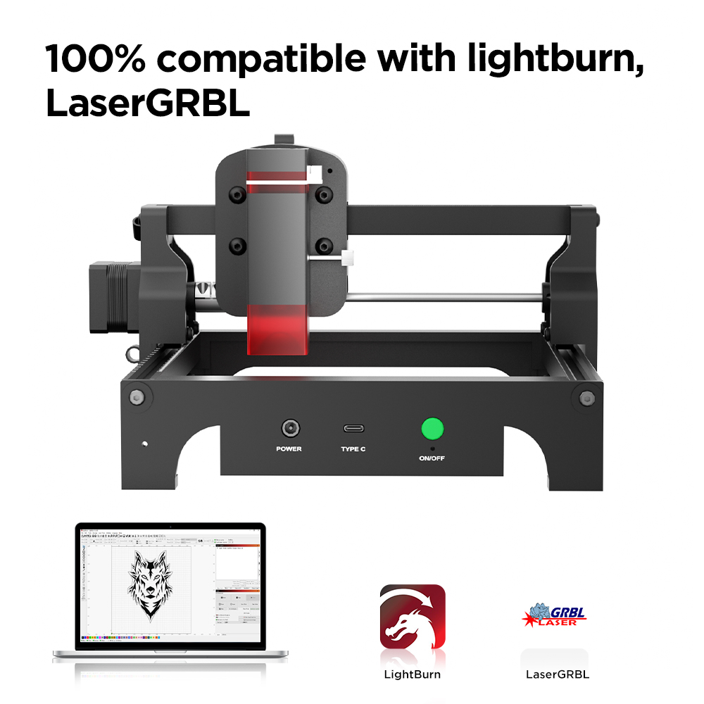 5.5W Mini Taglierina per incis - Mini Laser Engraver Cnc Router recensione e prezzo