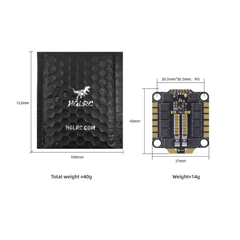 HGLRC 60A 6S 4in1 ESC BLHeli_3 - Fpv Flight Controller F7 Stack 60A recensione e prezzo