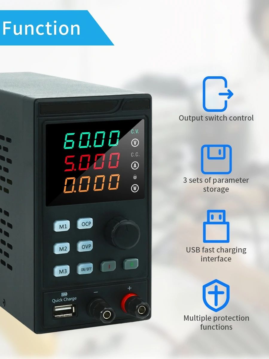 MYAMI 30V 32V 10A con USB/RS48 - Programmable Dc Power Supply 30V 10A recensione e prezzo