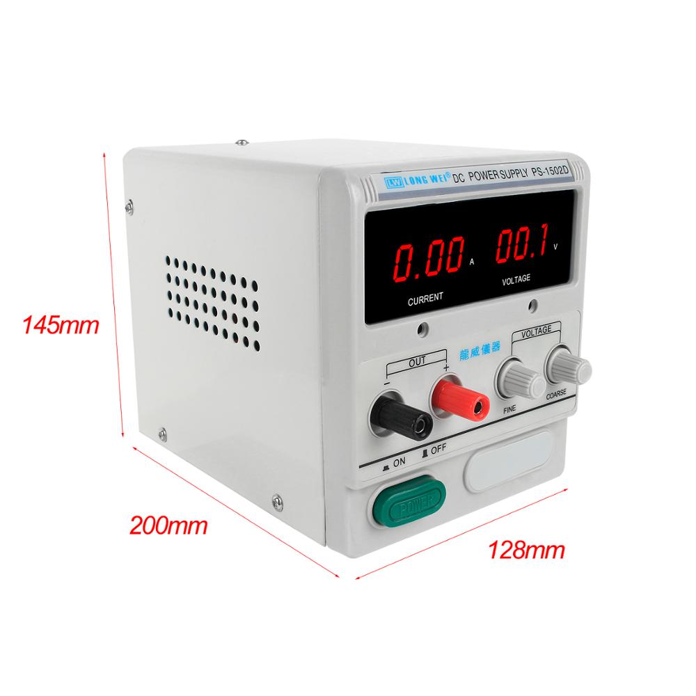 LW PS-1502D 1503D PS-1505D 15V - Linear Lab Power Supply Adjustable recensione e prezzo