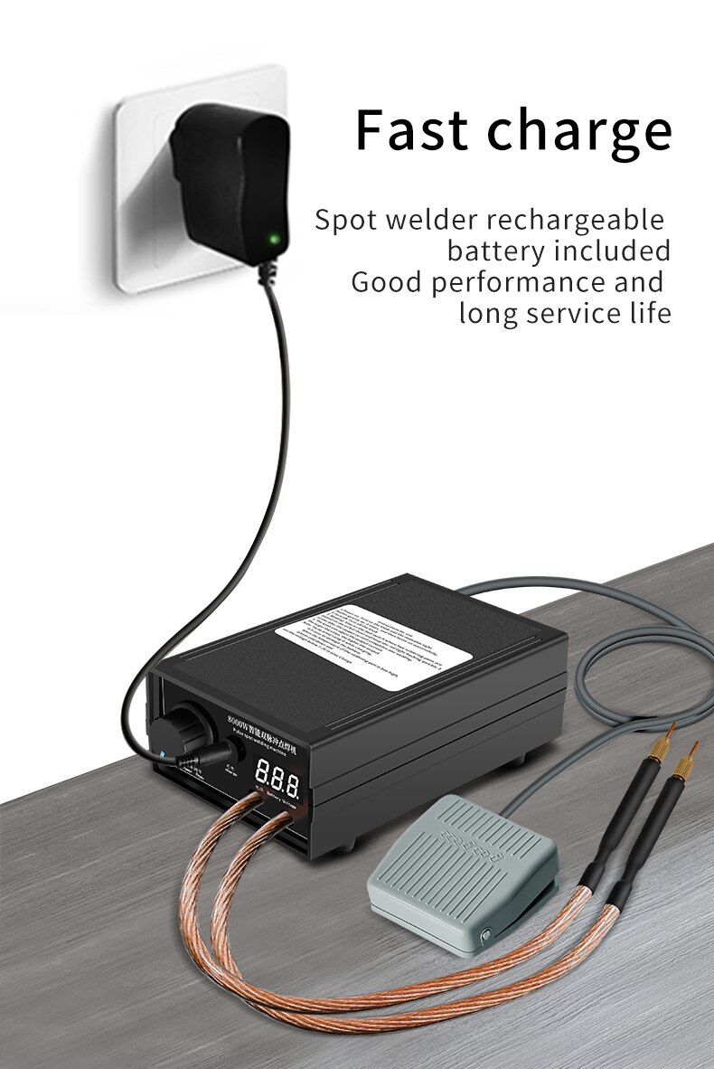 8000W Mini Kit Saldatore a pun - Spot Welder 18650 Battery Pack recensione e prezzo