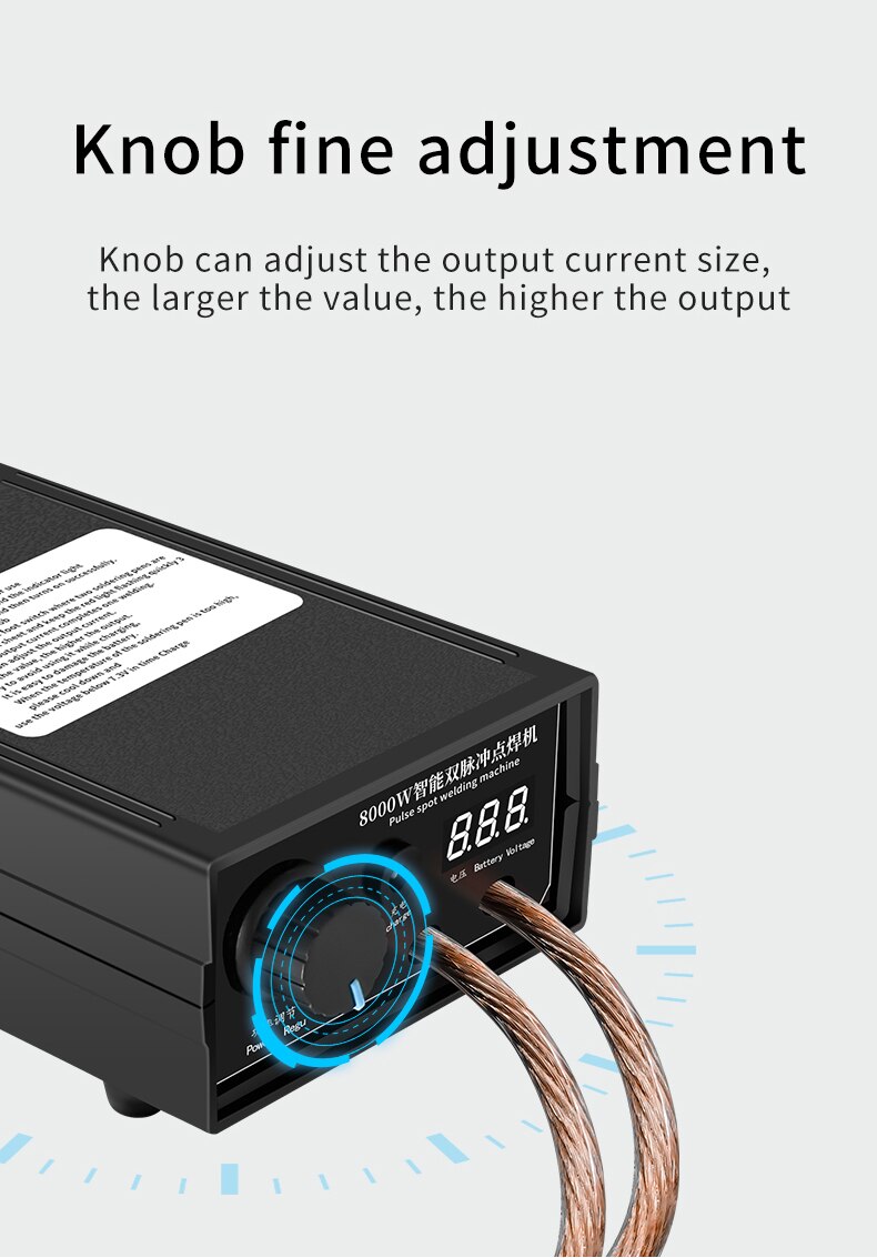 8000W Mini Kit Saldatore a pun - Spot Welder 18650 Battery Pack recensione e prezzo