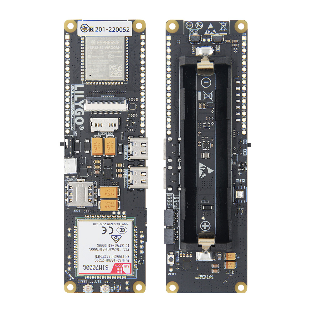 T-SIM7000G-S3-Standard SIM7080 - Esp32 S3 Development Board Lot recensione e prezzo