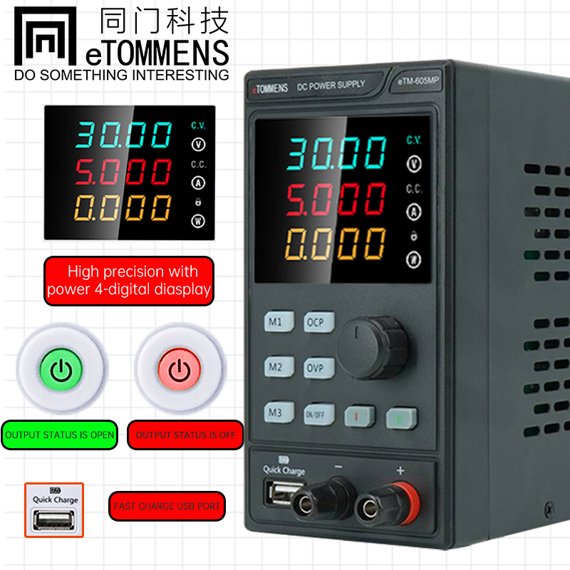 ETOMMENS 30V 10A 300W ETM-3010 - Programmable Dc Power Supply 30V 10A recensione e prezzo